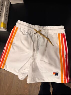 Aviator nation White Athletic Shorts size 6